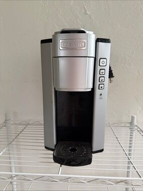 Cuisinart Silver and Black Single-Serve Coffee Brewer